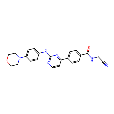 Chemical structure of Momelotinib
