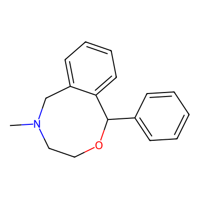 Chemical structure of Nefopam
