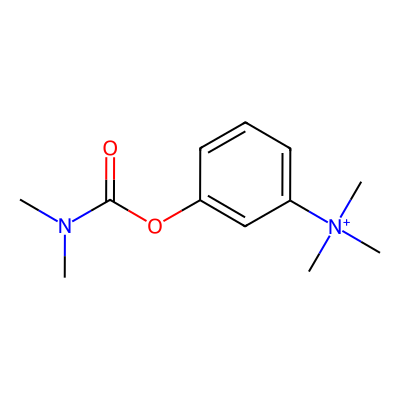 Chemical structure of Neostigmine