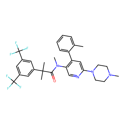 Chemical structure of Netupitant