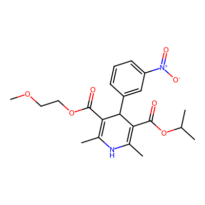 Chemical structure of Nimodipine