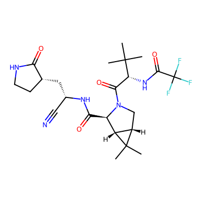 Chemical structure of Nirmatrelvir