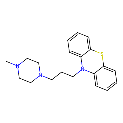 Chemical structure of Perazine