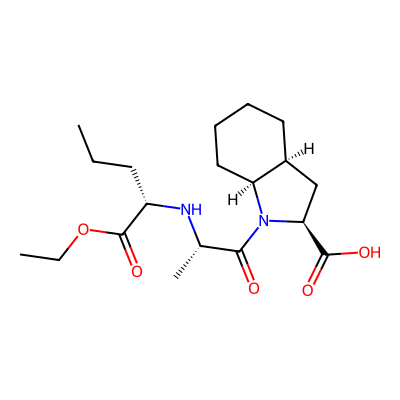 Chemical structure of Perindopril