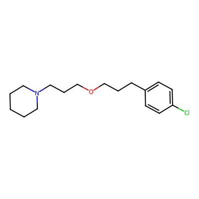 Chemical structure of Pitolisant