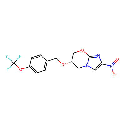 Chemical structure of Pretomanid