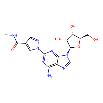 Chemical structure of Regadenoson