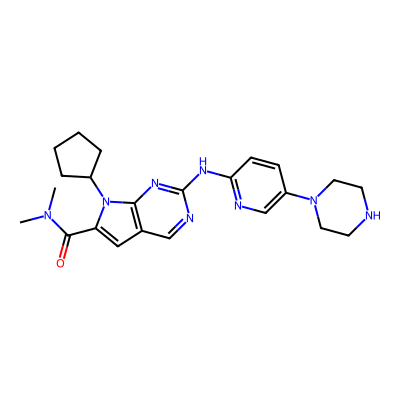 Chemical structure of Ribociclib