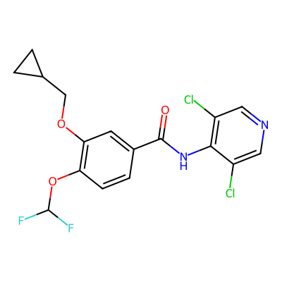 Chemical structure of Roflumilast