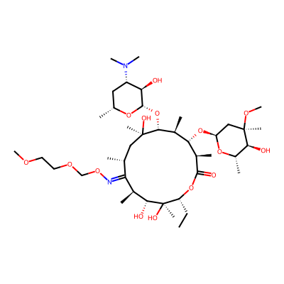 Chemical structure of Roxithromycin