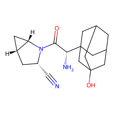 Chemical structure of Saxagliptin