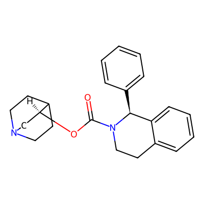 Chemical structure of Solifenacin