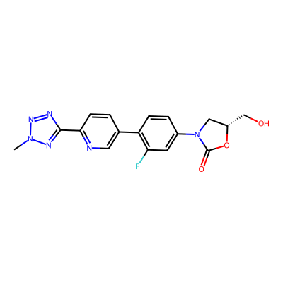 Chemical structure of Tedizolid