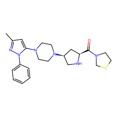 Chemical structure of Teneligliptin