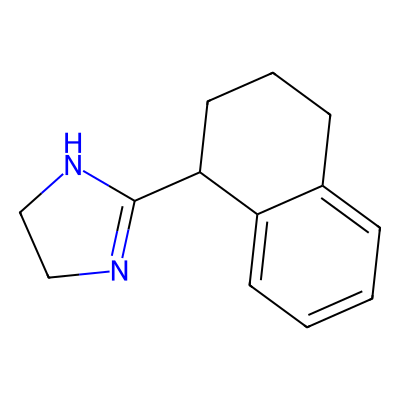 Chemical structure of Tetrahydrozoline