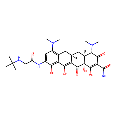 Chemical structure of Tigecycline