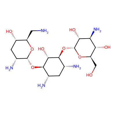 Chemical structure of Tobramycin