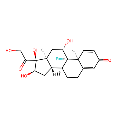Chemical structure of Triamcinolone