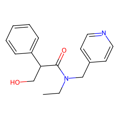 Chemical structure of Tropicamide