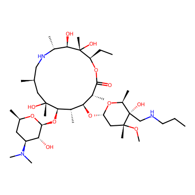Chemical structure of Tulathromycin