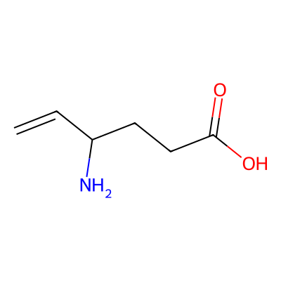 Chemical structure of Vigabatrin