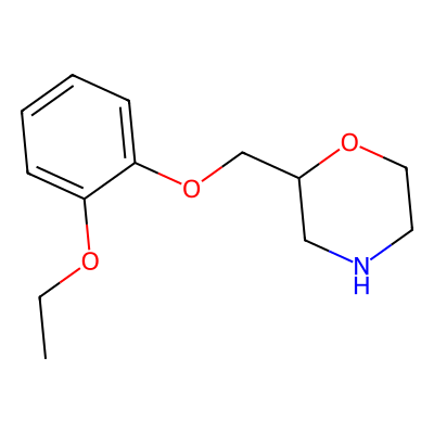 Chemical structure of Viloxazine