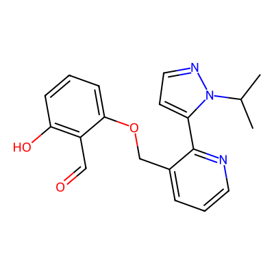 Chemical structure of Voxelotor