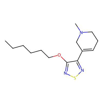 Chemical structure of Xanomeline