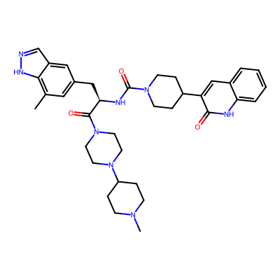 Chemical structure of Zavegepant